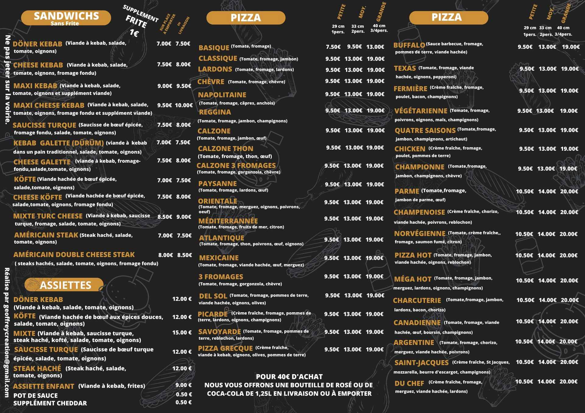 menu carte Pizza-hot 1